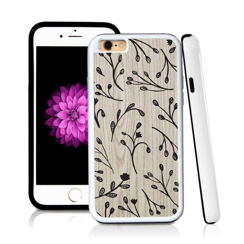 iPhone 6 case Tree branches in Light Wood Texture with hard plastic and rubber protective cover