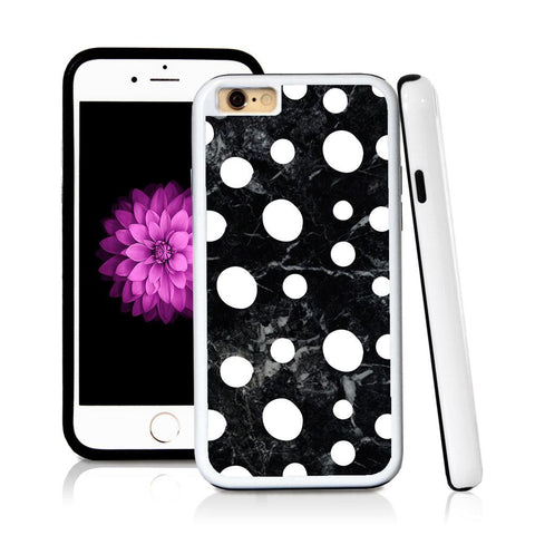 iPhone 6 case Dot pattern in Royal Blue with hard plastic & rubber protective cover