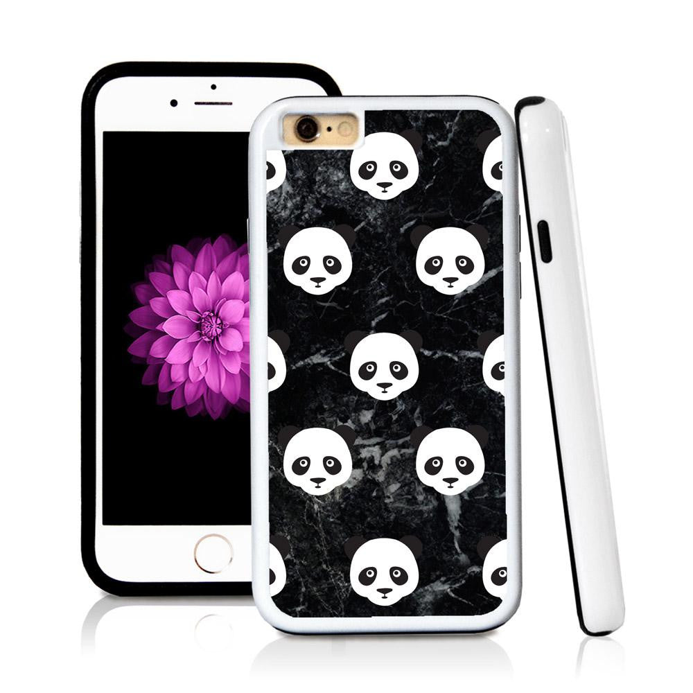 iPhone 6 case Pandas in Royal Blue with hard plastic & rubber protective cover