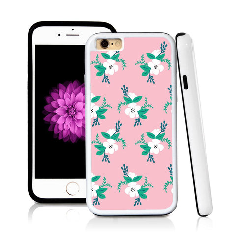 iPhone 6 case Flower cluster illustrations in Light Pink with hard plastic & rubber protective cover