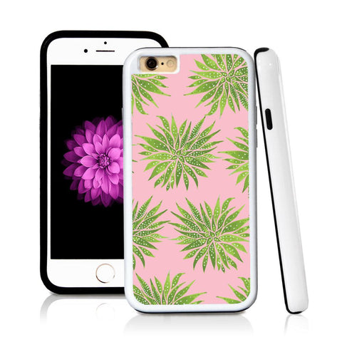 iPhone 6 case Succulent one in Light Pink with hard plastic & rubber protective cover