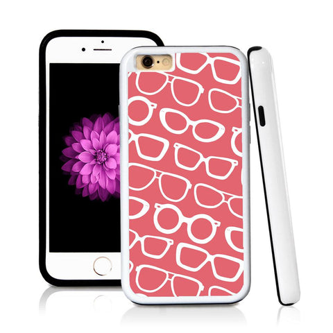 iPhone 6 case Sunglass pattern in Pink with hard plastic & rubber protective cover