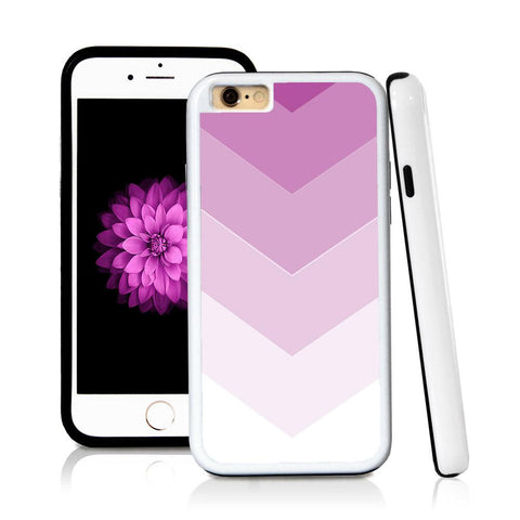 iPhone 6 case Ombre color white in Purple with hard plastic & rubber protective cover