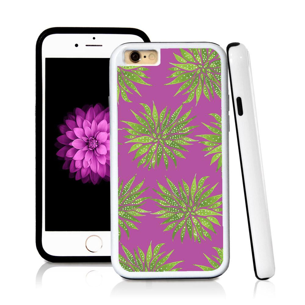 iPhone 6 case Succulent one in Purple with hard plastic & rubber protective cover