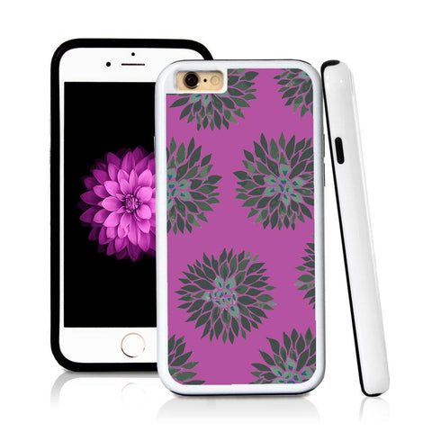 iPhone 6 case Succulent two in Purple with hard plastic and rubber protective cover