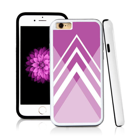 iPhone 6 case Traingle bottom in Purple with hard plastic & rubber protective cover